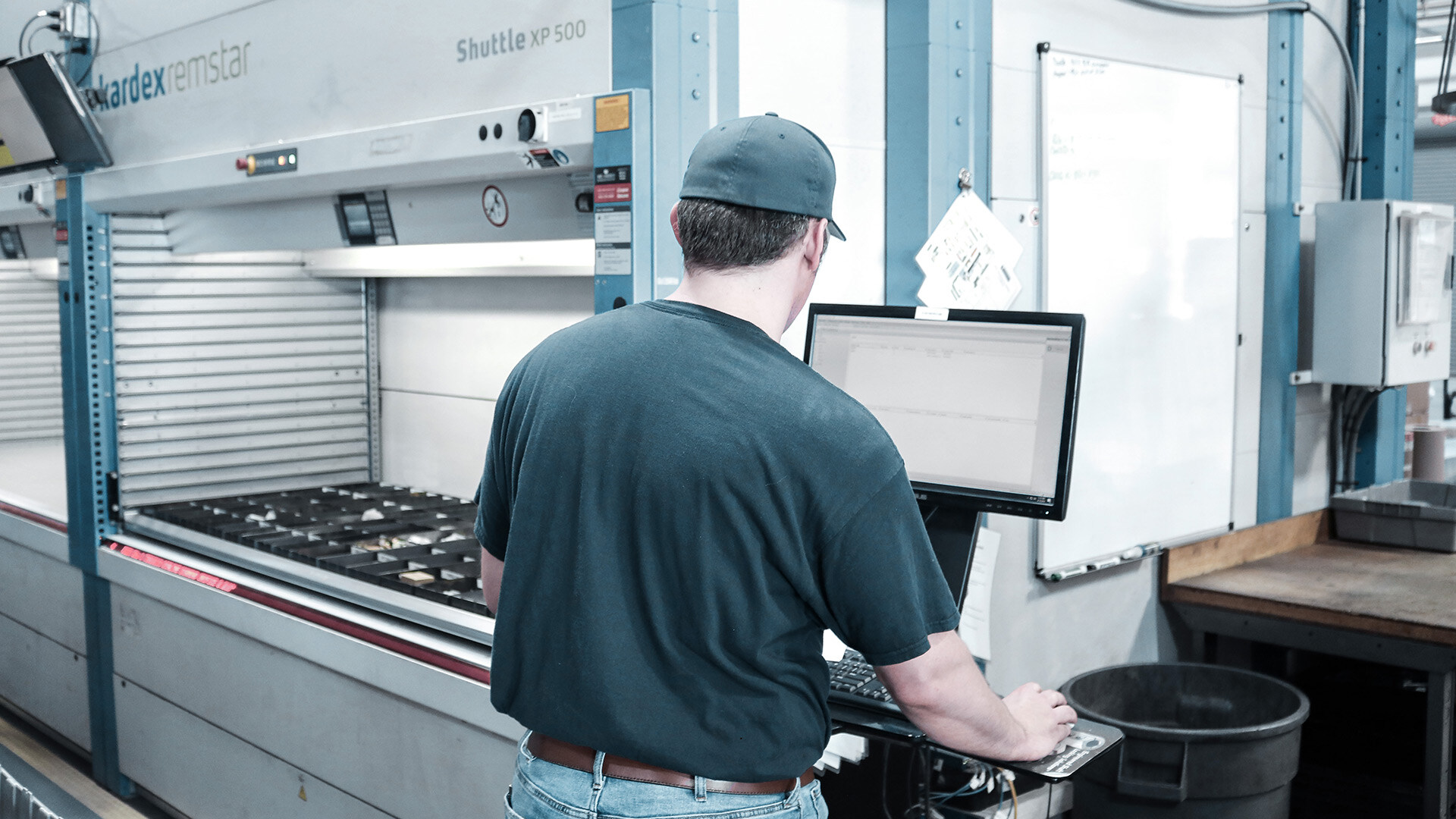 tool storage with a vlm