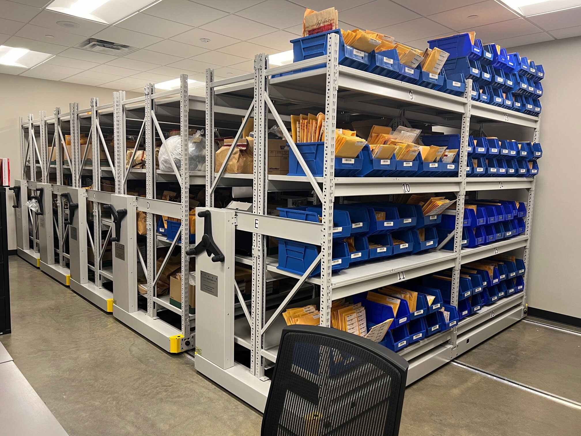 high-density shelving