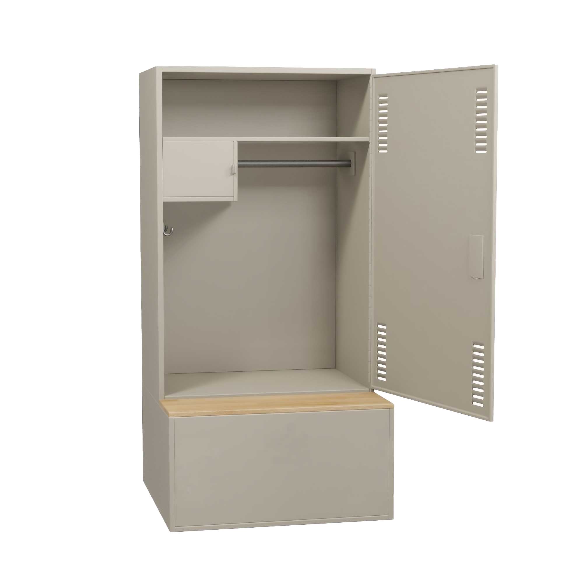 Secure Gear Locker with Built in Bench