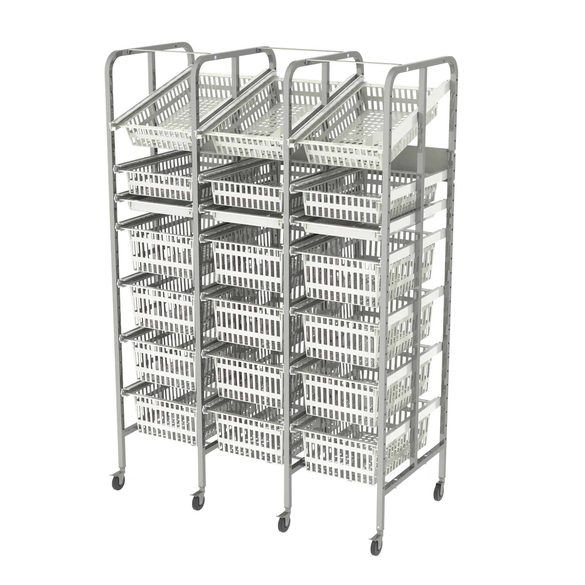 Mobile Basket Rack