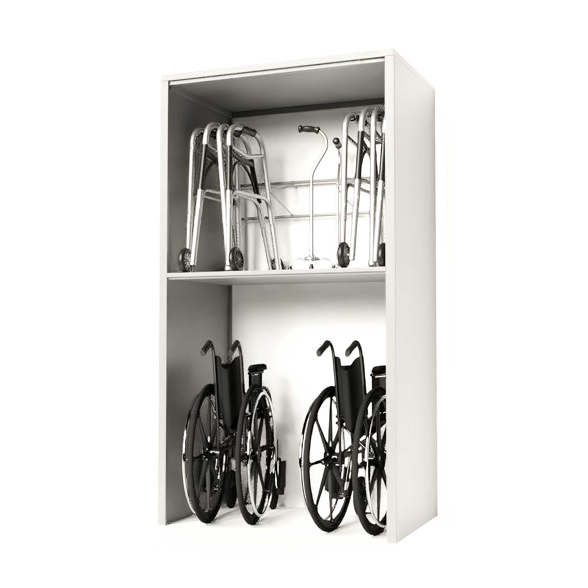 Wheelchair and Walker Shelving